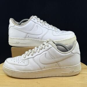 Nike Air Force 1 Low '07 ‘Triple White’CW2288 111 Size 9.5 Shoe